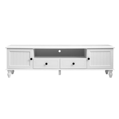 Artiss TV Cabinet Entertainment Unit 160cm White Kubi - Furniture > Living Room > TV Units