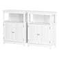 2x Buffet Sideboard Cabinet Server Cupboard Kitchen Bathroom Storage IVOR