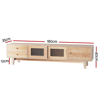 Artiss TV Cabinet Entertainment Unit Stand Storage Drawer 180CM Furniture > Living Room > TV Units