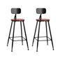 Artiss 2x Bar Stools Vintage Metal Chairs