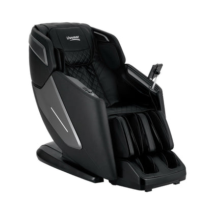 Livemor 4D Massage Chair Electric Recliner Home Massager Black - Furniture > Bar Stools & Chairs > Massage Chairs