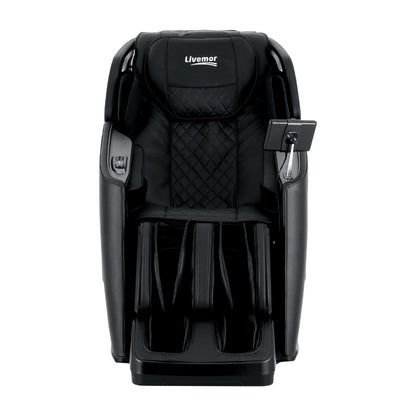 Livemor 4D Massage Chair Electric Recliner Home Massager Black - Furniture > Bar Stools & Chairs > Massage Chairs