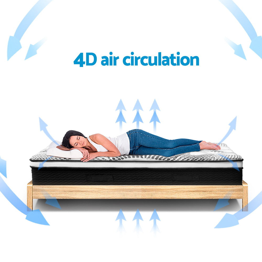 Giselle Bedding 32cm Mattress Euro Top King Furniture > Mattresses > King Size Mattress