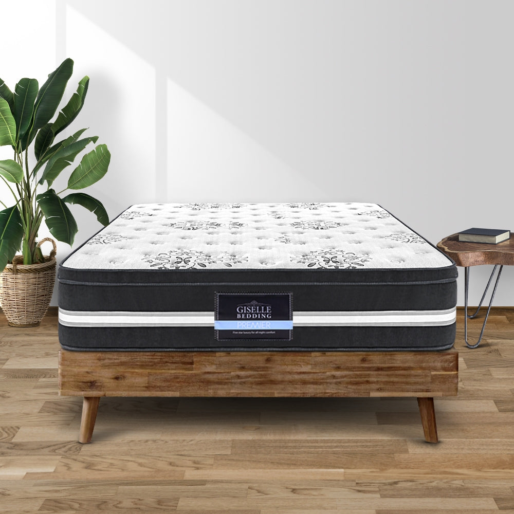 Giselle Bedding 34cm Mattress Cool Gel Memory Foam King Single - Furniture > Mattresses > King Single Mattress