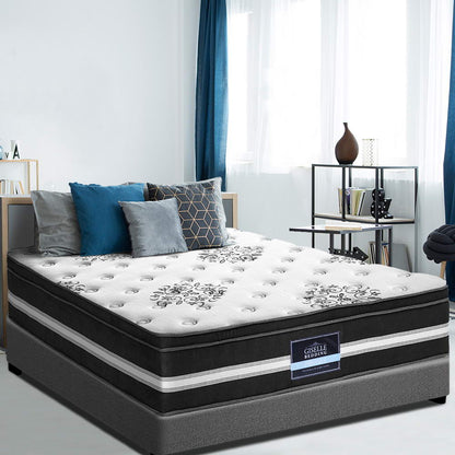 Giselle Bedding 34cm Mattress Cool Gel Memory Foam King Single - Furniture > Mattresses > King Single Mattress