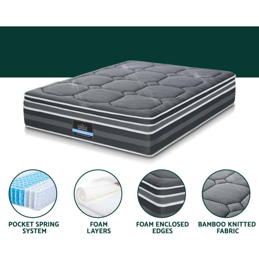 35cm Mattress Bamboo Cover Double