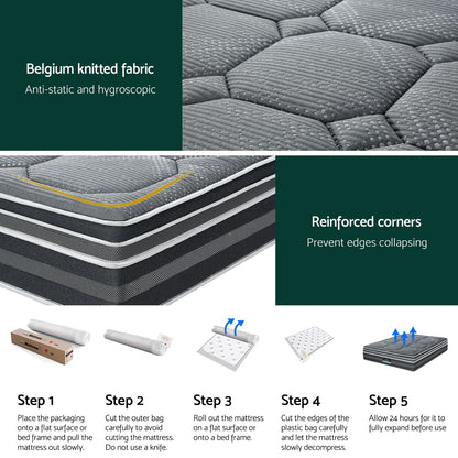 35cm Mattress Bamboo Cover Double