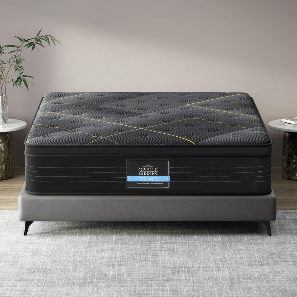 35cm Giselle Mattress King Bed Bamboo Pocket Firm Foam Furniture > Mattresses > King Size Mattress