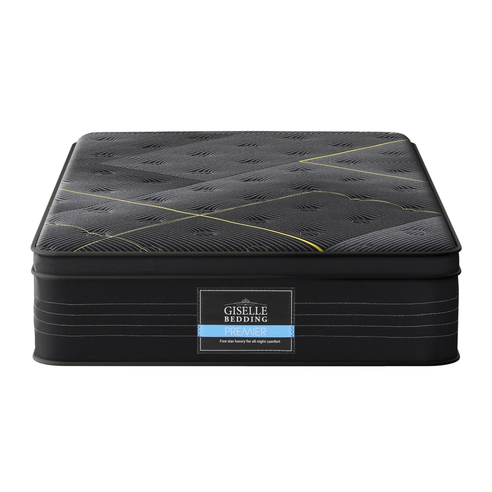 35cm Giselle Mattress King Single Bed Bamboo Pocket Firm Foam Furniture > Mattresses > King Single Mattress