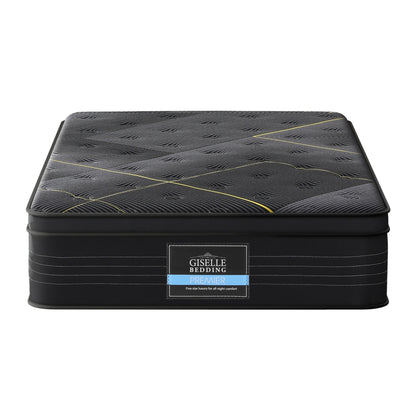 35cm Giselle Mattress King Single Bed Bamboo Pocket Firm Foam Furniture > Mattresses > King Single Mattress
