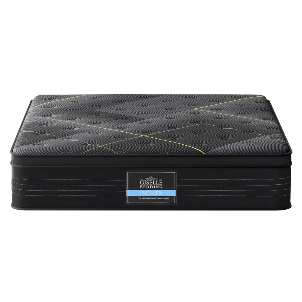 35cm Giselle Mattress Queen Bed Bamboo Pocket Firm Foam - Furniture > Mattresses > Queen Mattress
