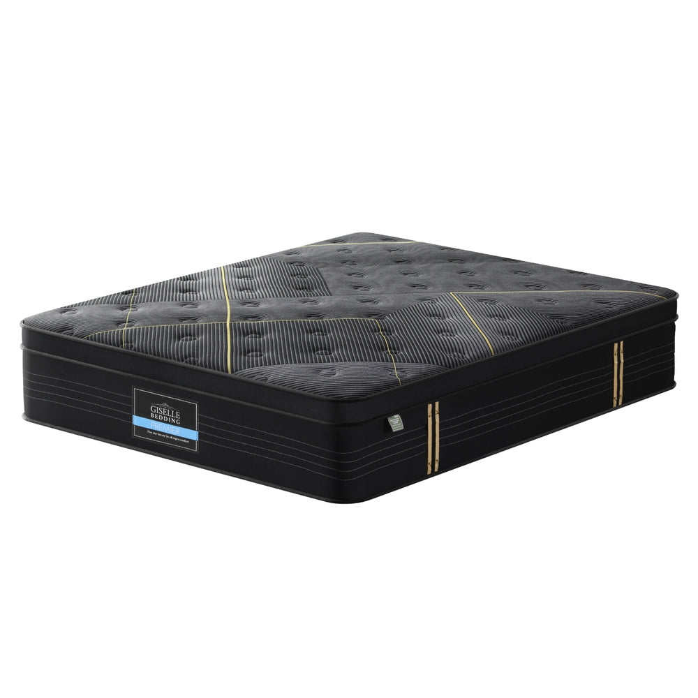 35cm Giselle Mattress Queen Bed Bamboo Pocket Firm Foam - Furniture > Mattresses > Queen Mattress