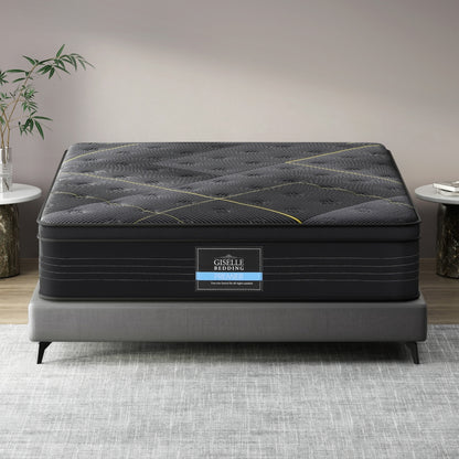 35cm Giselle Mattress Queen Bed Bamboo Pocket Firm Foam - Furniture > Mattresses > Queen Mattress