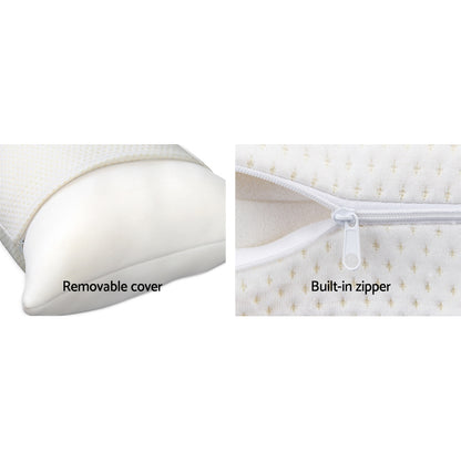 Giselle Bedding Memory Foam Pillow 19cm Thick Twin Pack Home & Garden > Bedding > Pillows