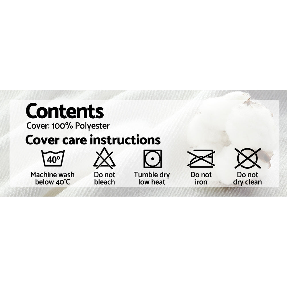 Giselle Bedding Memory Foam Pillow 19cm Thick Twin Pack Home & Garden > Bedding > Pillows