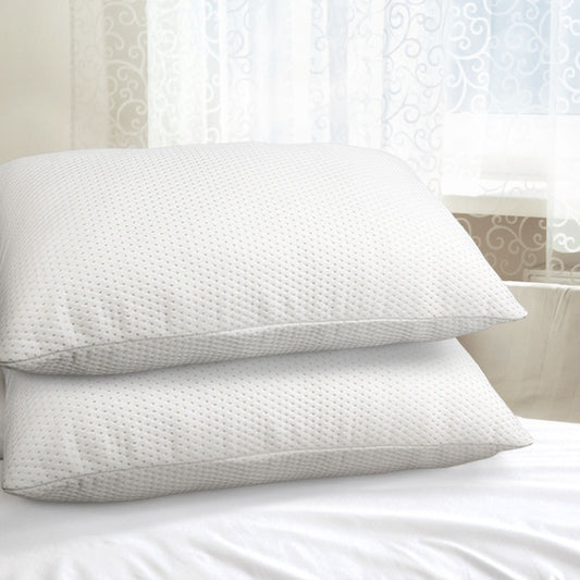 Giselle Bedding Memory Foam Pillow 13cm Thick Twin Pack - Home & Garden > Bedding > Pillows