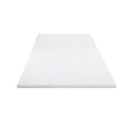 Giselle Bedding Memory Foam Mattress Topper Egg Crate 5cm King Single Furniture > Mattresses > Mattress Toppers