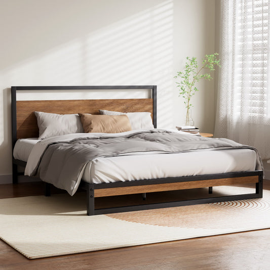 Artiss Bed Frame King Size Metal Bed Frame DANE - Furniture > Bedroom > Beds & Bed Frames