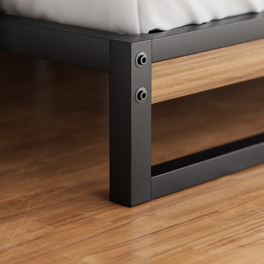 Artiss Bed Frame Metal Bed Frame DANE - King Single - Furniture > Bedroom > Beds & Bed Frames