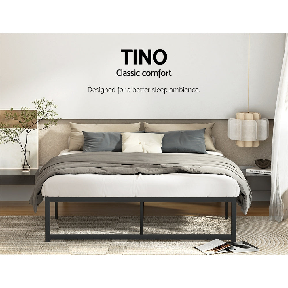 Artiss Bed Frame Double Size Metal Bed Frame TINO - Furniture > Bedroom > Beds & Bed Frames