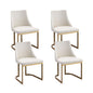 Artiss Dining Chairs Set of 4 Linen Fabric Frame Beige - Furniture > Dining > Kitchen & Dining Chairs