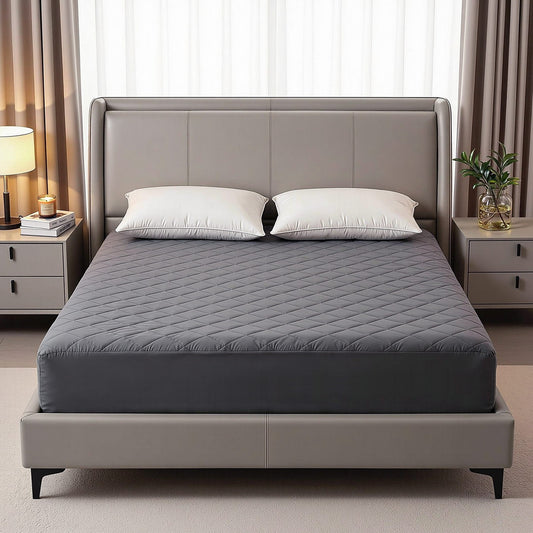 Giselle Water-Resistant Mattress Protector Microfiber 360° Fit Queen
