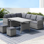 Gardeon Outdoor Dining Set Wicker Table Chairs Setting 8 Seater - Furniture > Outdoor > Outdoor Chairs