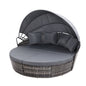Gardeon Sun Lounge Setting Wicker Lounger Day Bed Outdoor Furniture Patio Grey - Furniture > Outdoor > Outdoor Sofas &