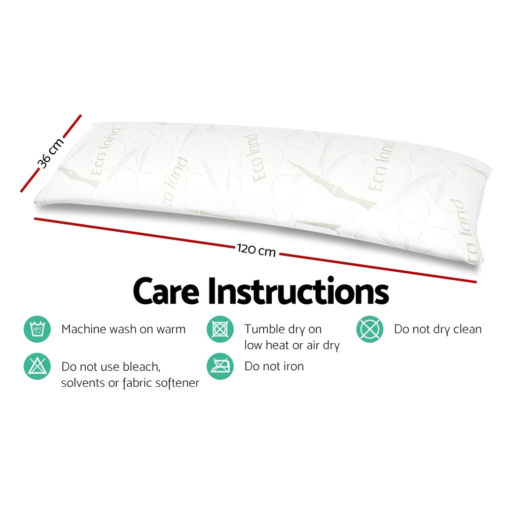Giselle Bedding Body Support Pillow Bamboo Cover Home & Garden > Bedding > Pillows