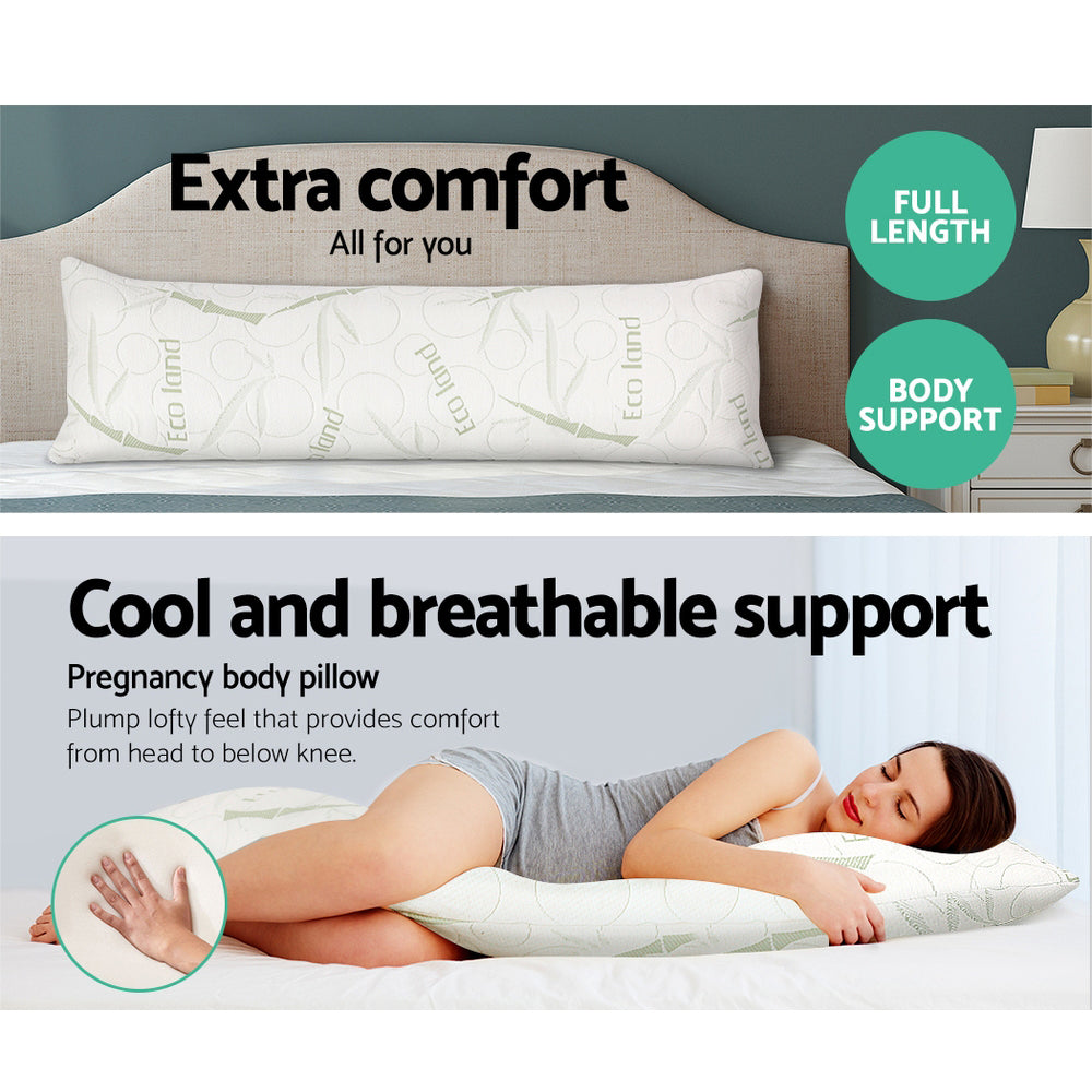 Giselle Bedding Body Support Pillow Bamboo Cover Home & Garden > Bedding > Pillows