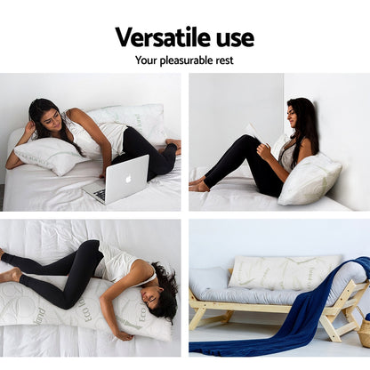 Giselle Bedding Body Support Pillow Bamboo Cover Home & Garden > Bedding > Pillows