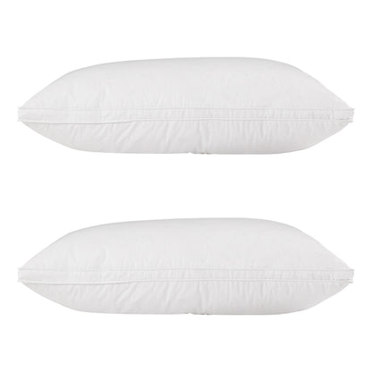 Giselle Bedding Duck Feather Down Pillow Luxury Twin Pack - Home & Garden > Bedding > Pillows