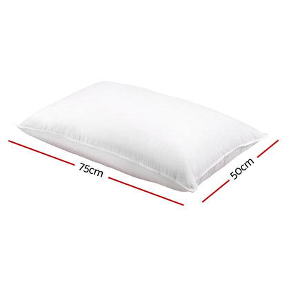 Giselle Bedding Duck Feather Down Pillow Twin Pack Home & Garden > Bedding > Pillows