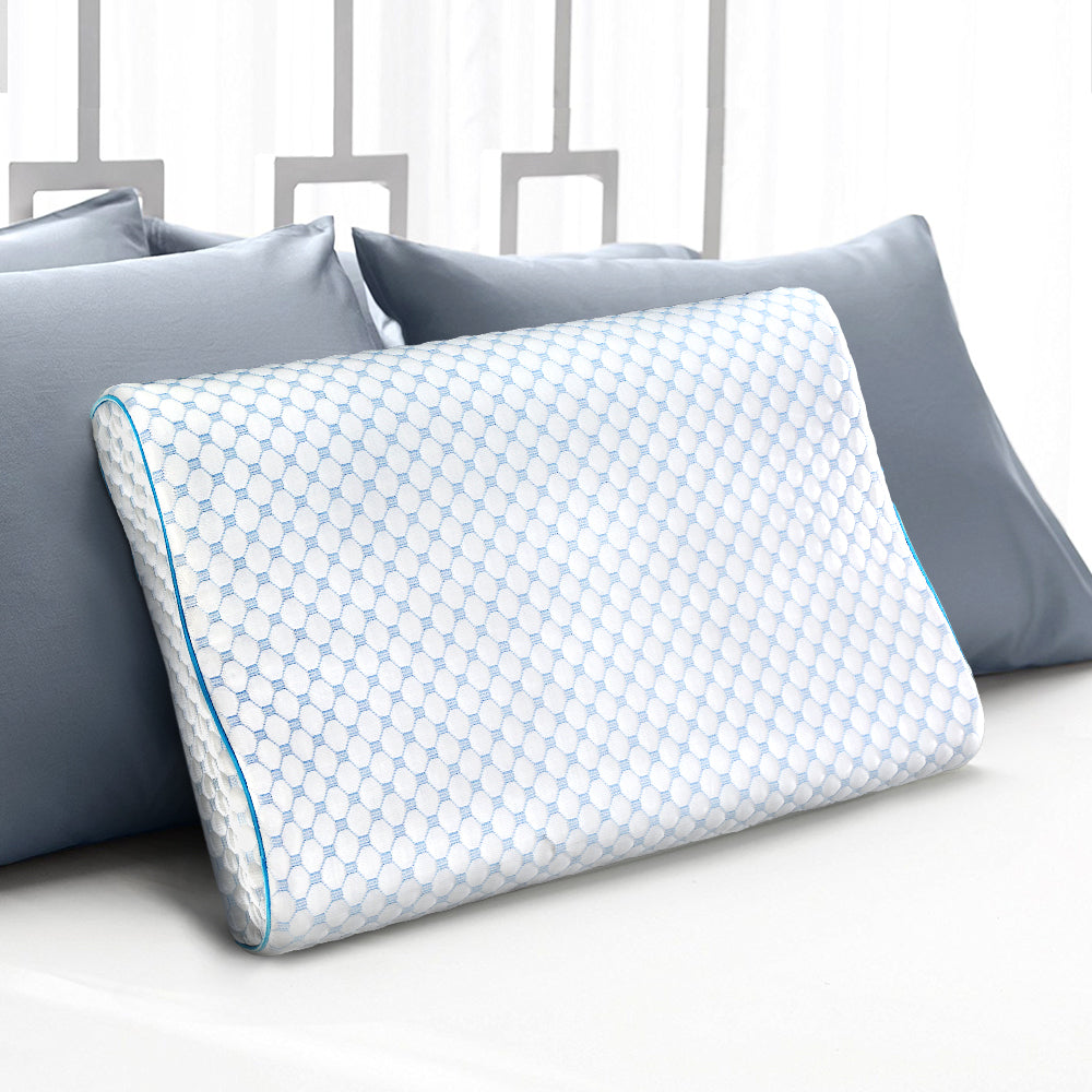 Giselle Bedding Memory Foam Contour Pillow Cool Gel Home & Garden > Bedding > Pillows
