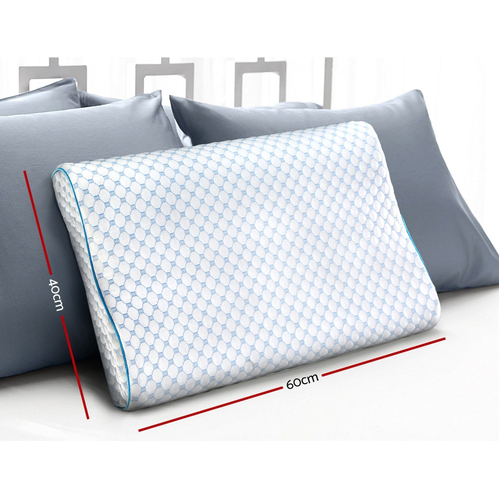 Giselle Bedding Memory Foam Contour Pillow Cool Gel Home & Garden > Bedding > Pillows