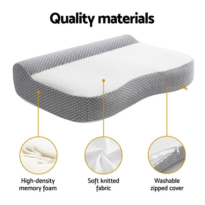 Giselle Contour Pillow Memory Foam - Home & Garden > Bedding > Pillows