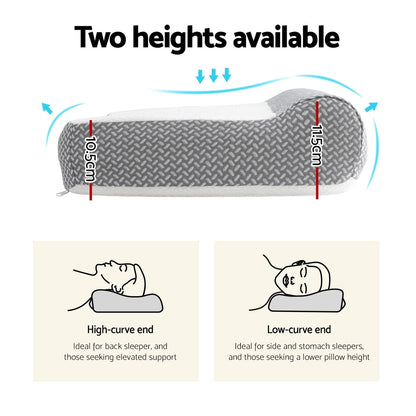 Giselle Contour Pillow Memory Foam - Home & Garden > Bedding > Pillows