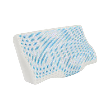 Giselle Bedding Memory Foam Contour Pillow Cool Gel Bamboo Cover Home & Garden > Bedding > Pillows