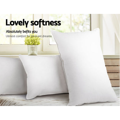 Giselle Bedding 4 Pack Bed Pillow Family Hotel 50X90CM - Home & Garden > Bedding > Pillows