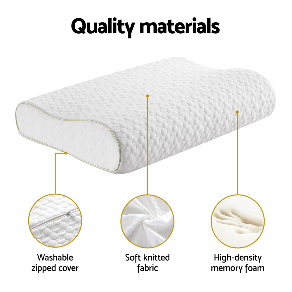 Giselle Memory Foam Pillow Contour Neck Home & Garden > Bedding > Pillows
