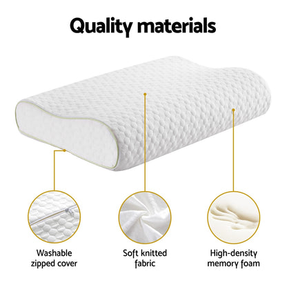 Giselle Memory Foam Pillow Contour Neck Home & Garden > Bedding > Pillows