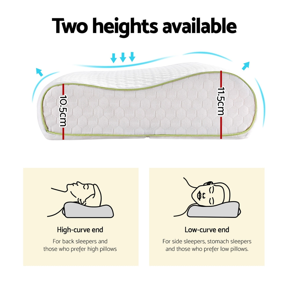 Giselle Memory Foam Pillow Contour Neck Home & Garden > Bedding > Pillows