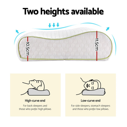 Giselle Memory Foam Pillow Contour Neck Home & Garden > Bedding > Pillows