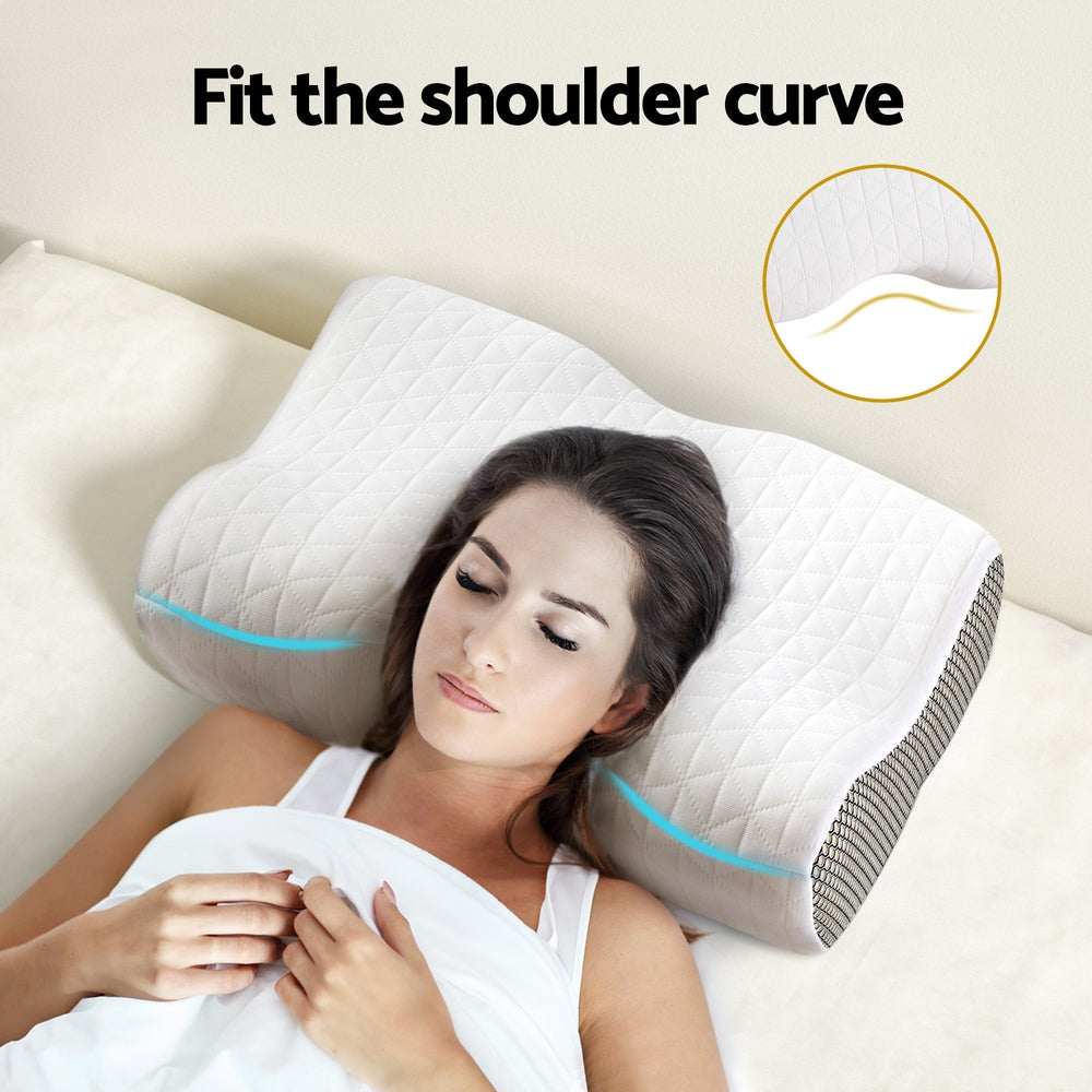 Giselle Memory Foam Pillow Contour Neck Home & Garden > Bedding > Pillows