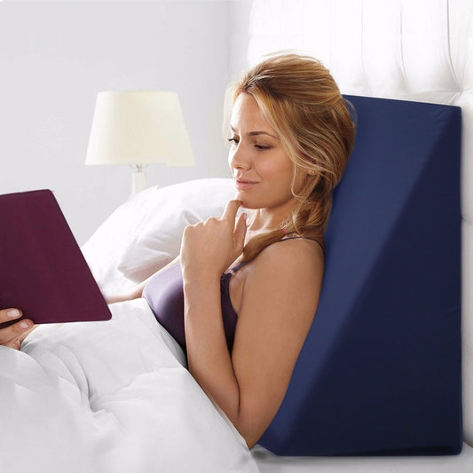 Giselle Bedding Wedge Pillow Blue - Home & Garden > Bedding > Pillows