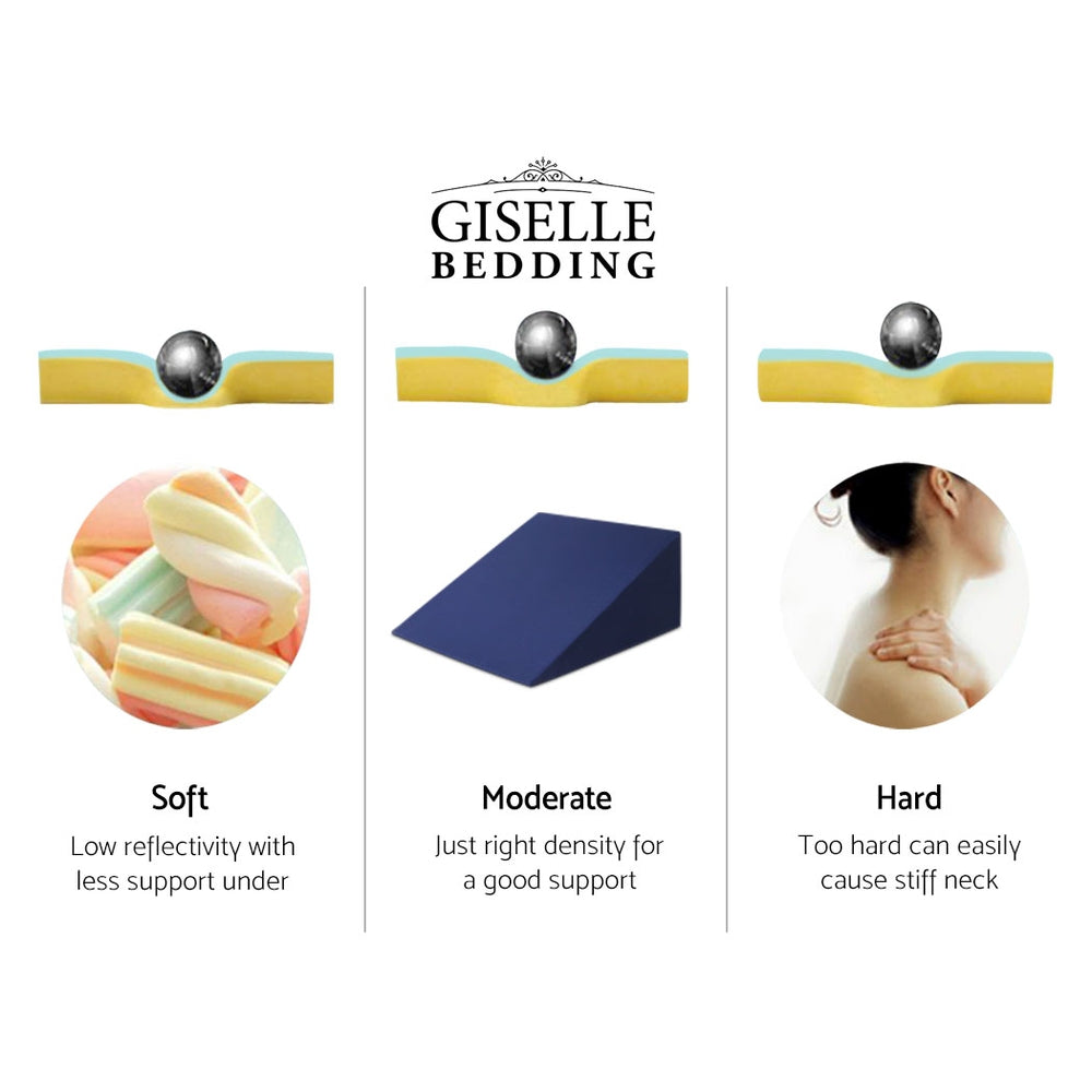 Giselle Bedding Wedge Pillow Blue Home & Garden > Bedding > Pillows