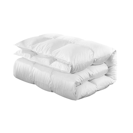 Giselle Bedding 700GSM Duck Down Feather Quilt Super King - Home & Garden > Bedding