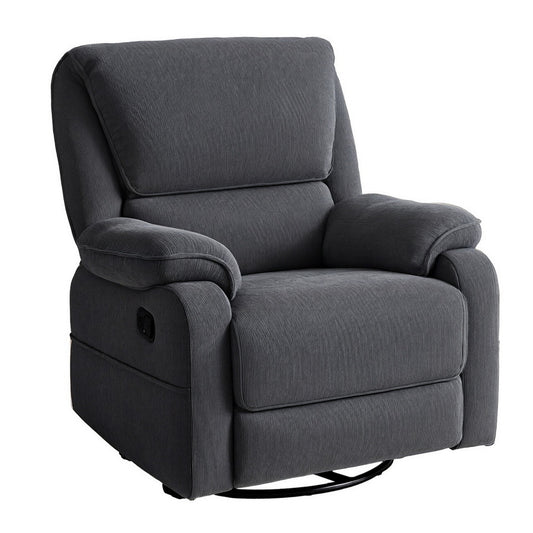 Artiss Rocking Recliner Chair 360 Swivel Massage Heated Reclining Chairs - Furniture > Bar Stools & Chairs > Arm Chairs