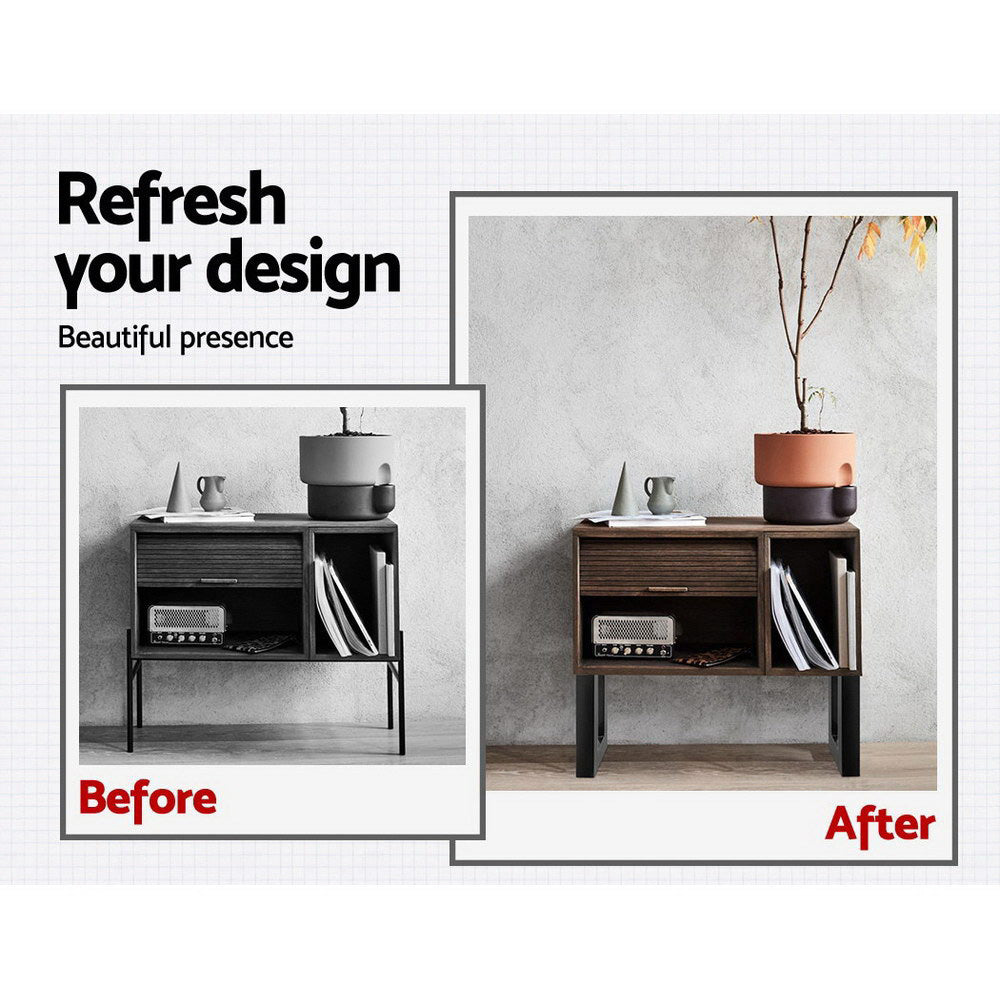 Artiss Metal Table Legs DIY Rectangular 40X30CM Set of 2 - Home & Garden > DIY > Table Tops & Bases