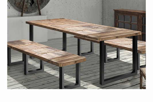 Metal Table Legs DIY Rectangular 40X30CM Set of 2